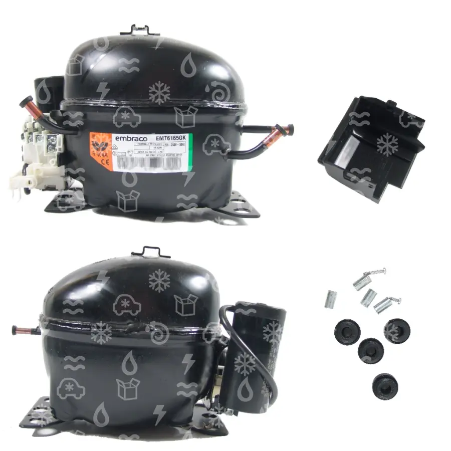 kompresor EMBRACO EMT6165GK, HBP - R404A, 220 - 240 V, 50 Hz
